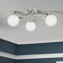 Bombo 3 Light Semi Flush Ceiling Light