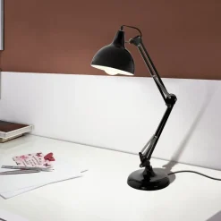 Borgillio Black Desk Table Lamp