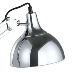 Borgillio Polished Chrome Desk Table Lamp