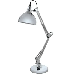 Borgillio Polished Chrome Desk Table Lamp
