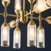 Botero 12 Light Satin Brass Ceiling Light