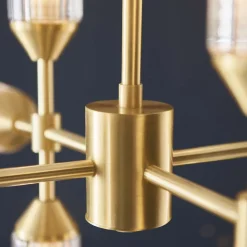 Botero 12 Light Satin Brass Ceiling Light