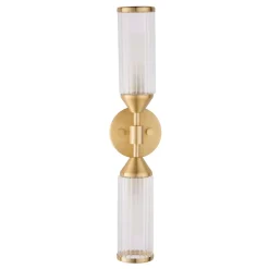 Botero 2 Light Satin Brass Wall Bracket