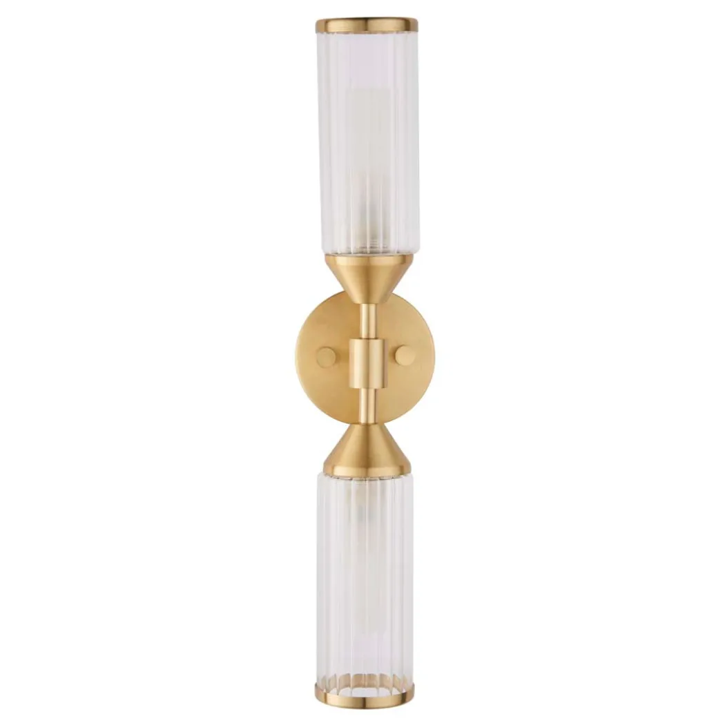 Botero 2 Light Satin Brass Wall Bracket