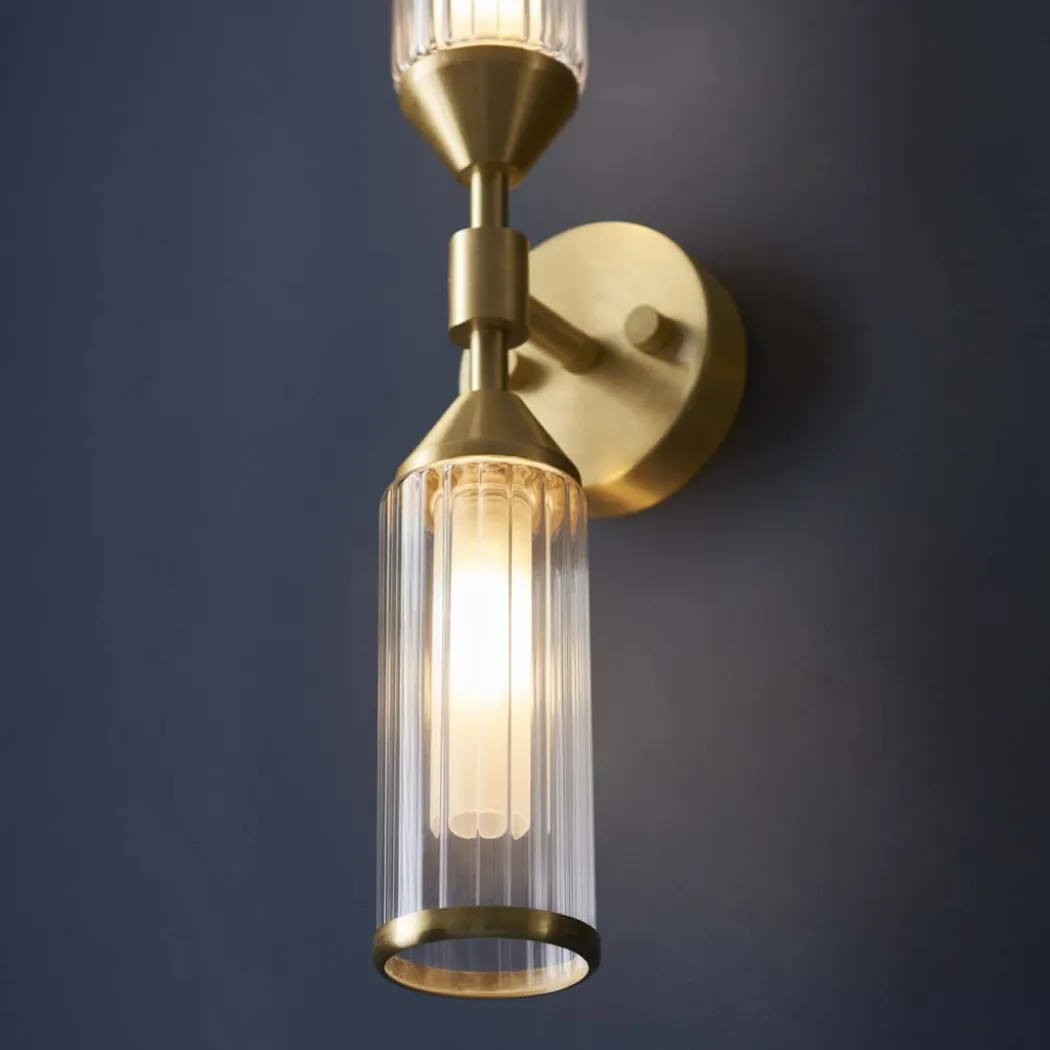 Botero 2 Light Satin Brass Wall Bracket
