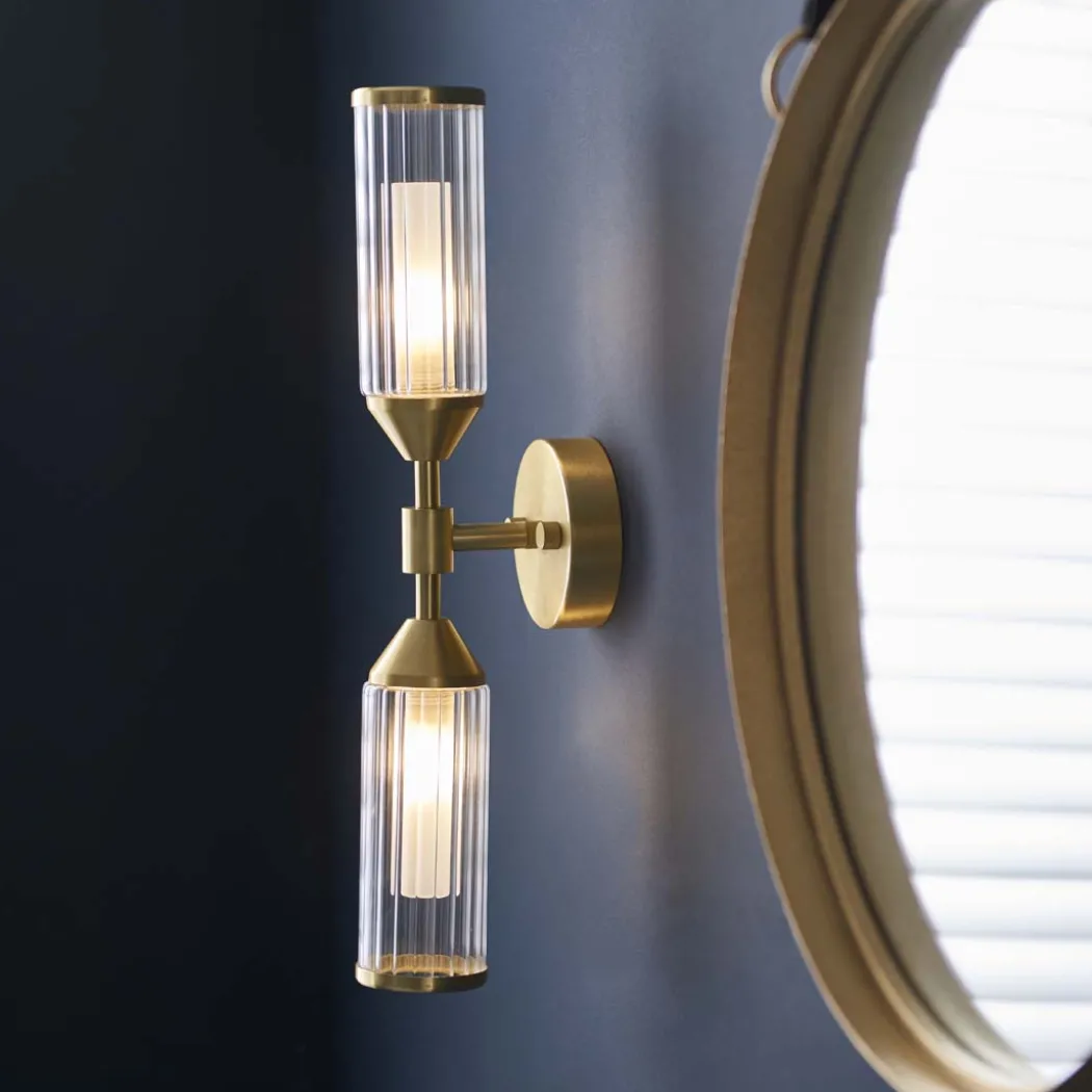 Botero 2 Light Satin Brass Wall Bracket