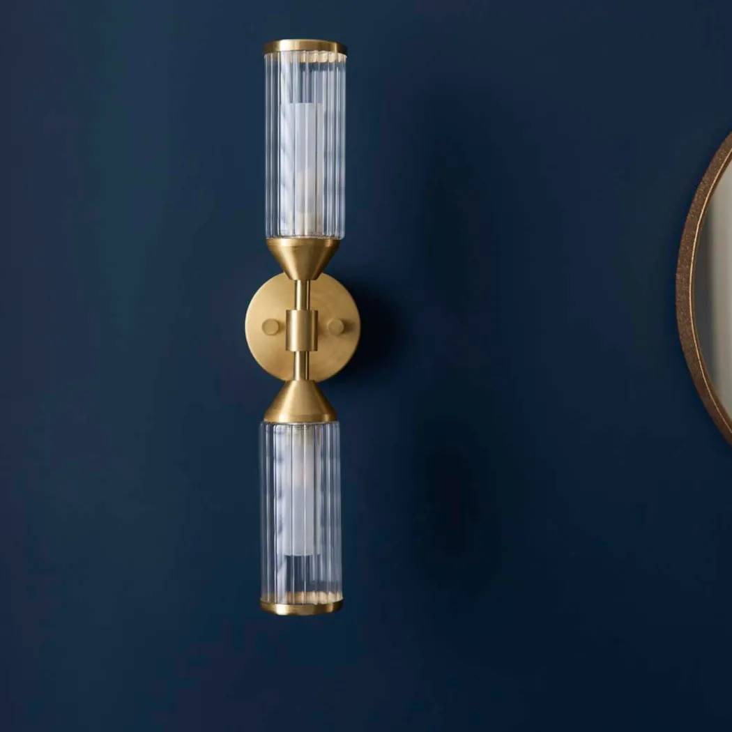 Botero 2 Light Satin Brass Wall Bracket