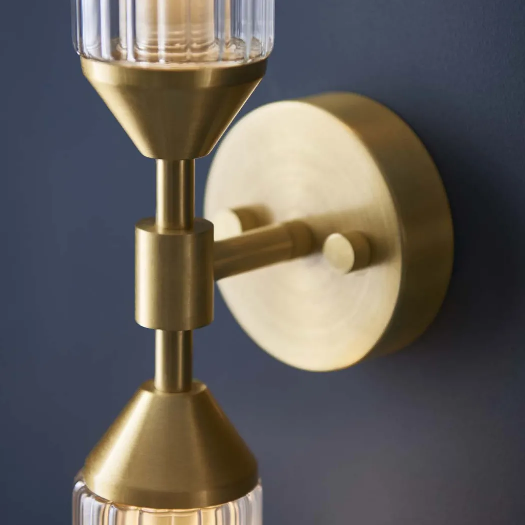 Botero 2 Light Satin Brass Wall Bracket