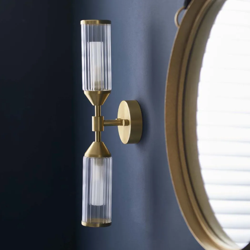 Botero 2 Light Satin Brass Wall Bracket