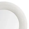 Bouclé Cream Round Mirror