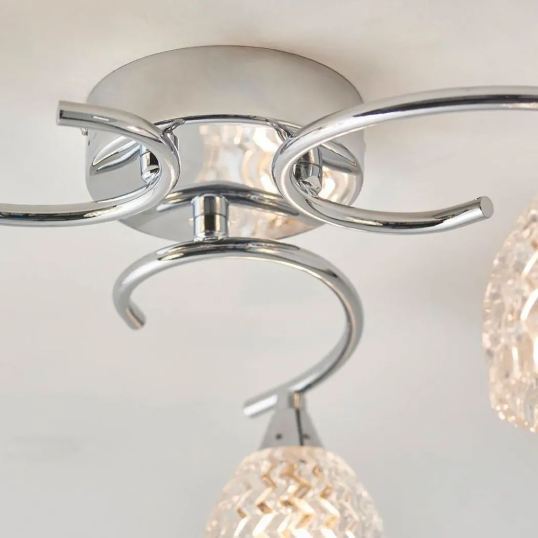 Boyer 3 Light Semi-Flush Ceiling Light