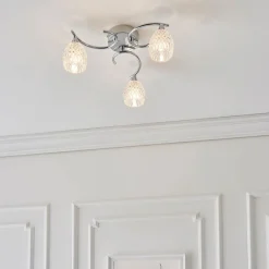 Boyer 3 Light Semi-Flush Ceiling Light
