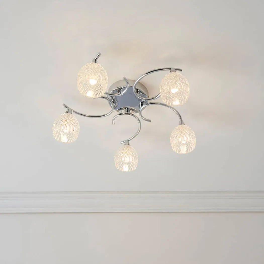 Boyer 5 Light Semi-Flush Ceiling Light