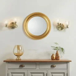 Boyer 2 Light Wall Light Antique Brass