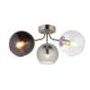 Branco 3 Light Semi-Flush Ceiling Light