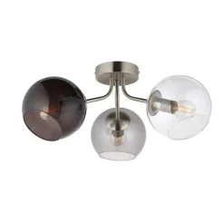 Branco 3 Light Semi-Flush Ceiling Light