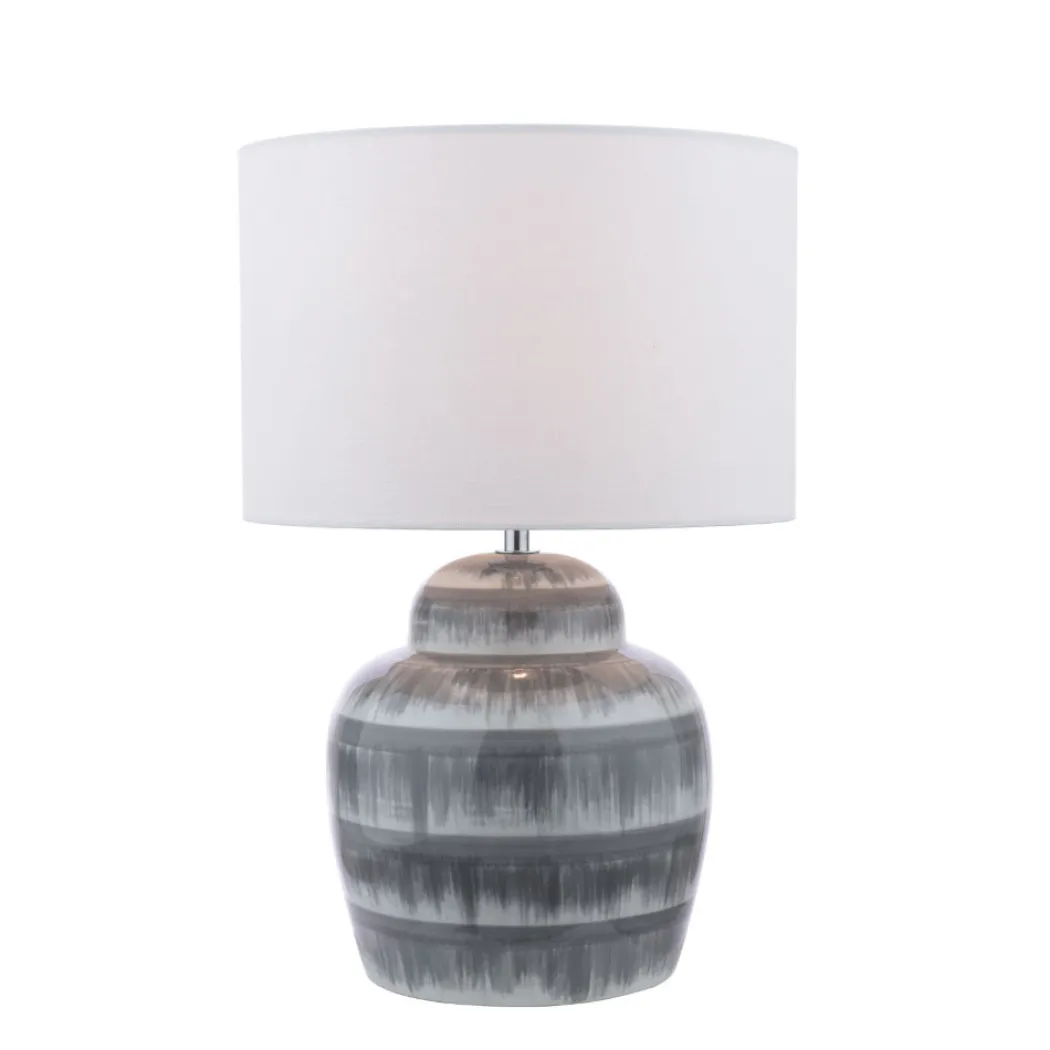 Brenna Grey Table Lamp