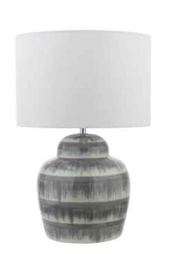 Brenna Grey Table Lamp