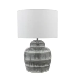 Brenna Grey Table Lamp