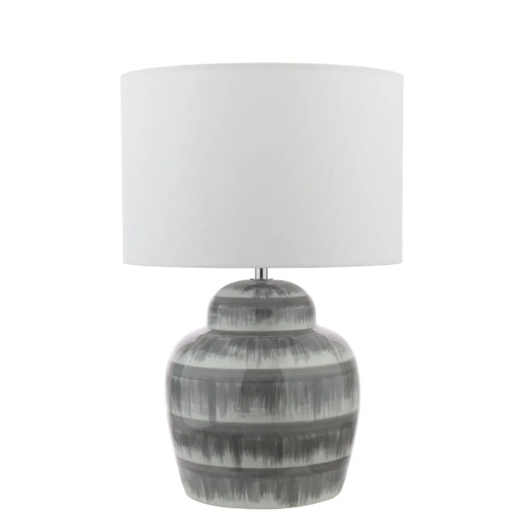 Brenna Grey Table Lamp