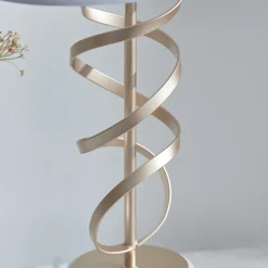 Briar Gold And White Marble Table Lamp