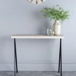 Brito Grey Marble Console Table