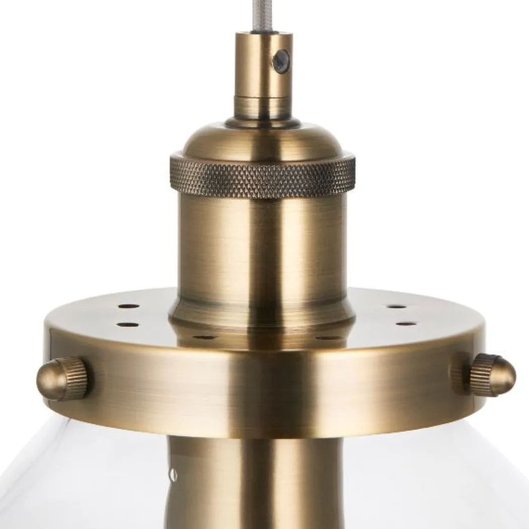 Brunswick Antique Brass Ceiling Pendant
