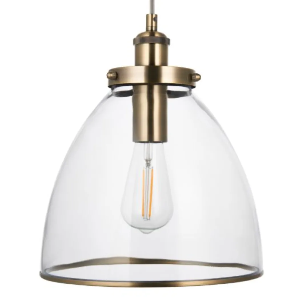 Brunswick Antique Brass Ceiling Pendant