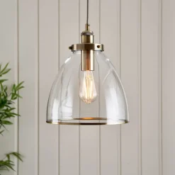 Brunswick Antique Brass Ceiling Pendant