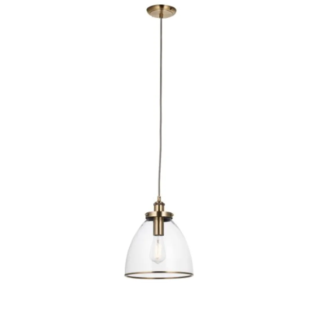 Brunswick Antique Brass Ceiling Pendant