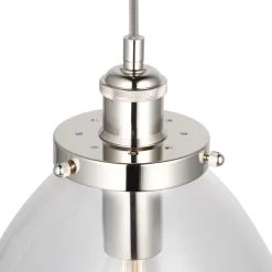 Brunswick Polished Nickel Ceiling Pendant
