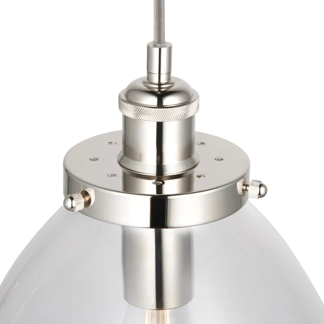 Brunswick Polished Nickel Ceiling Pendant