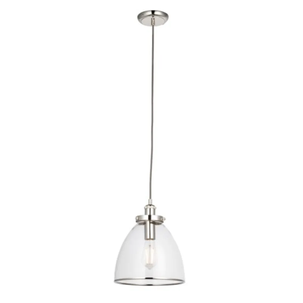 Brunswick Polished Nickel Ceiling Pendant