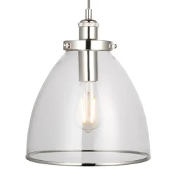 Brunswick Polished Nickel Ceiling Pendant