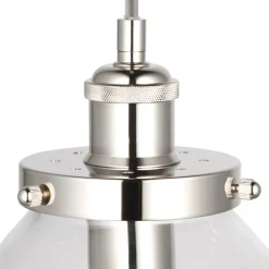 Brunswick Polished Nickel Ceiling Pendant
