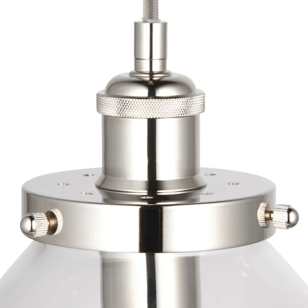 Brunswick Polished Nickel Ceiling Pendant
