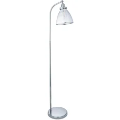 Brunswick Polished Nickel & Glass Task Floor Lamp