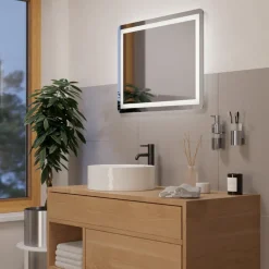 Buenavista Landscape LED Large Touch Bathroom Mirror