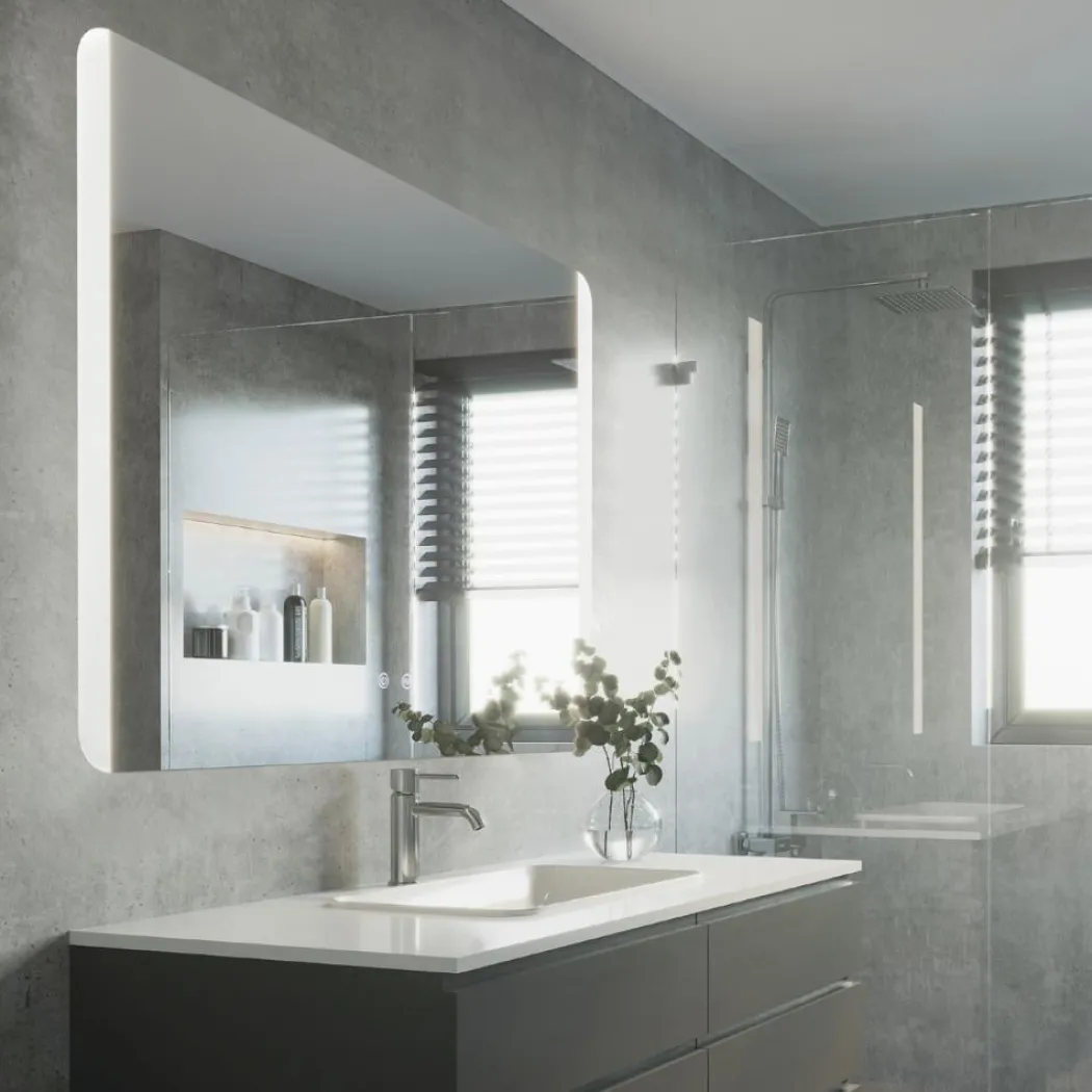 Buenavista Landscape 2-Light LED Touch Bathroom Mirror