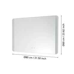 Buenavista Landscape 2-Light LED Touch Bathroom Mirror