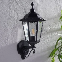 Burford Outdoor Lantern Wall Light