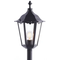 Burford Outdoor Large Bollard Lantern Light