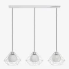 Burton 3 Light Polished Chrome Ceiling Pendant Bar