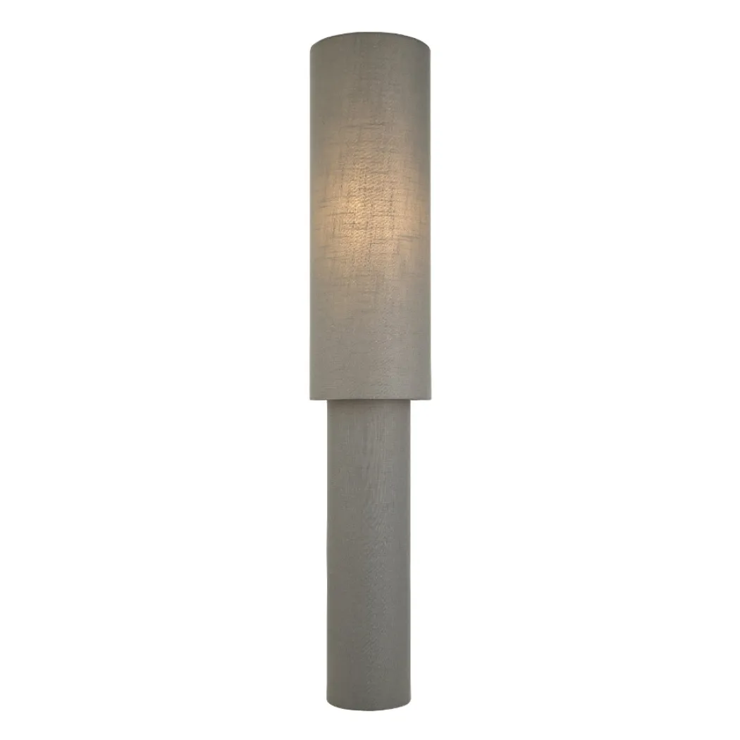 Buxton Grey Column Floor Lamp