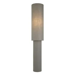 Buxton Grey Column Floor Lamp