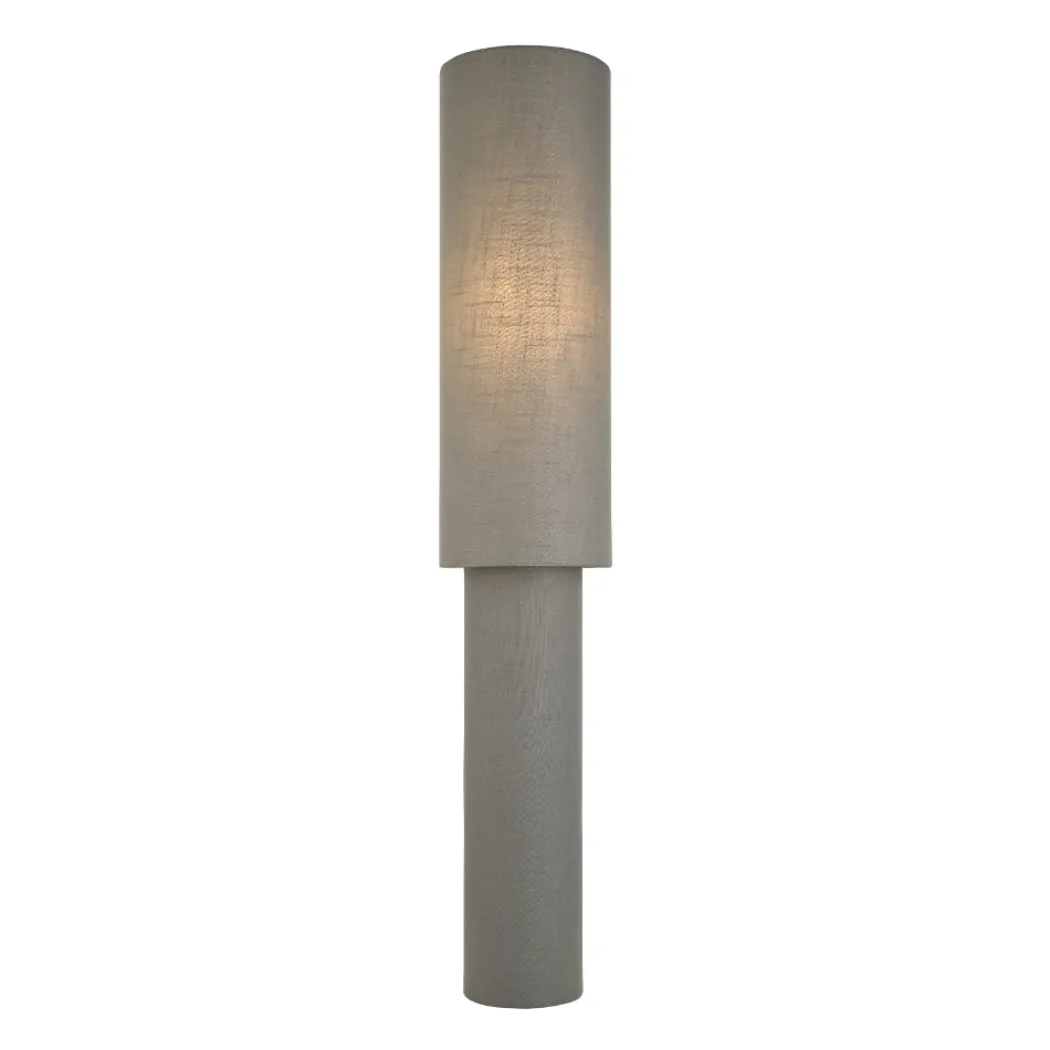 Buxton Grey Column Floor Lamp