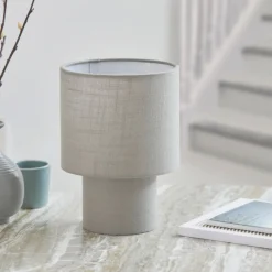 Buxton Grey Mini Table Lamp