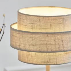 Buxton Grey Table Lamp