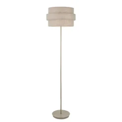Buxton Light Grey Floor Lamp