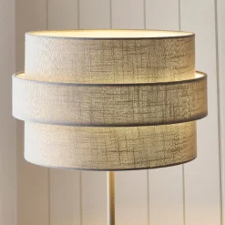 Buxton Light Grey Floor Lamp